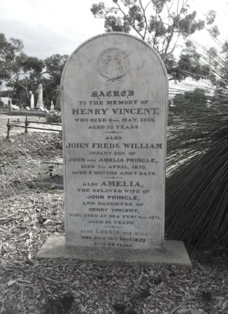Henry Vincent Heritage Trail Fremantle Cemetery