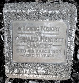 Oswald Hewlett Sargent Historical Walk Trail Two Karrakatta Cemetery