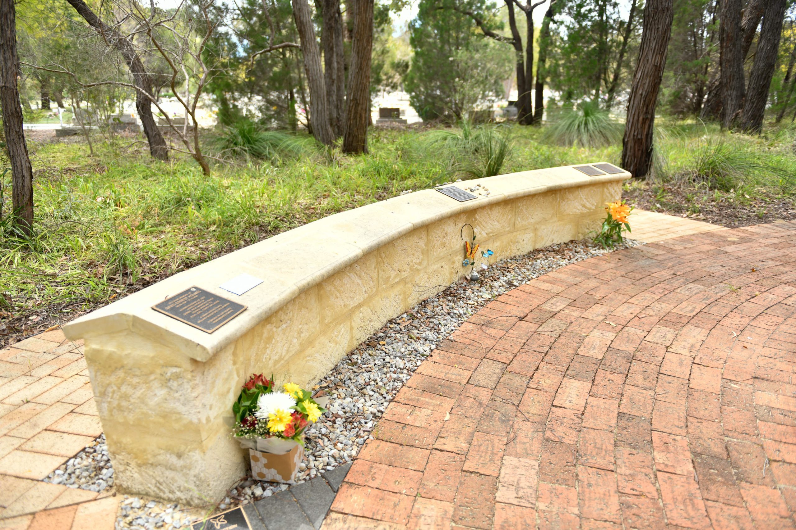 Memorial Wall at Midland Cemetery